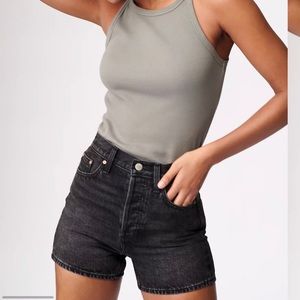 Aritzia denim forum Joni high rise short